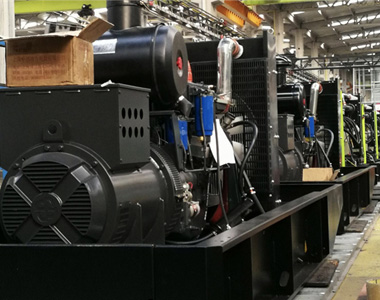 德科發(fā)電機批量出口國外某電信項目